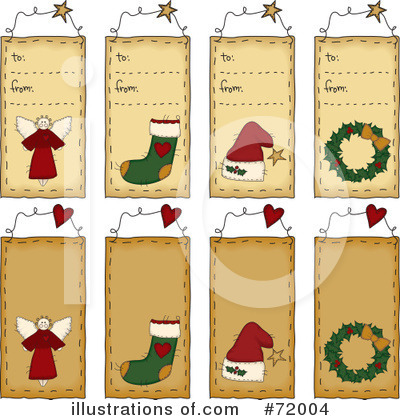 Royalty-Free (RF) Gift Tag Clipart Illustration by inkgraphics - Stock Sample #72004