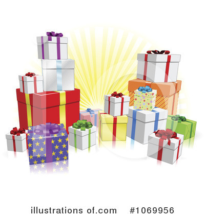 Royalty-Free (RF) Gifts Clipart Illustration by AtStockIllustration - Stock Sample #1069956