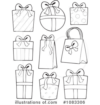 Royalty-Free (RF) Gifts Clipart Illustration by visekart - Stock Sample #1083306