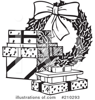 Royalty-Free (RF) Gifts Clipart Illustration by BestVector - Stock Sample #210293