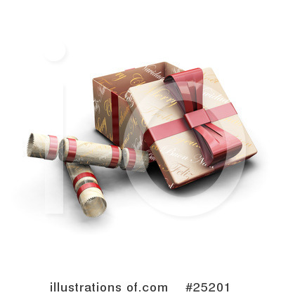 Royalty-Free (RF) Gifts Clipart Illustration by KJ Pargeter - Stock Sample #25201