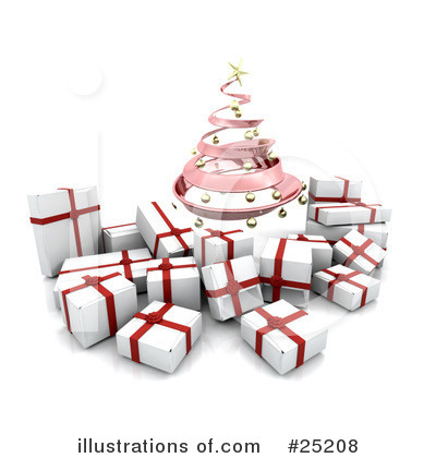Royalty-Free (RF) Gifts Clipart Illustration by KJ Pargeter - Stock Sample #25208