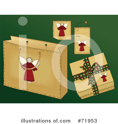 Royalty-Free (RF) Gifts Clipart Illustration by inkgraphics - Stock Sample #71953