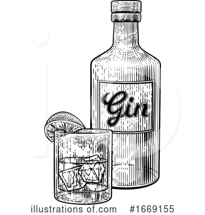 Gin Clipart #1669155 by AtStockIllustration