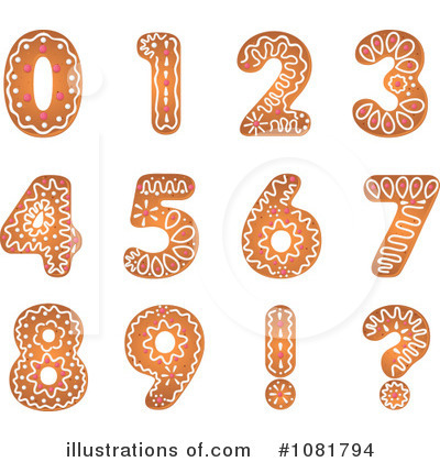 Royalty-Free (RF) Gingerbread Clipart Illustration by Vector Tradition SM - Stock Sample #1081794