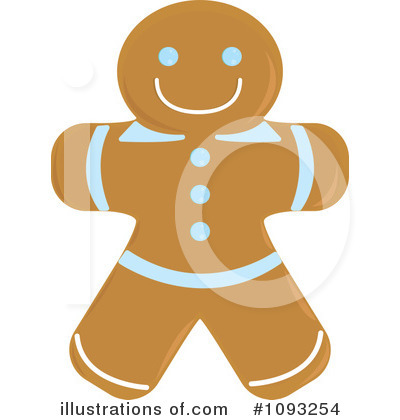 Royalty-Free (RF) Gingerbread Clipart Illustration by Randomway - Stock Sample #1093254