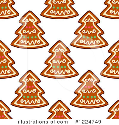 Royalty-Free (RF) Gingerbread Clipart Illustration by Vector Tradition SM - Stock Sample #1224749