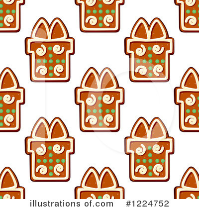 Royalty-Free (RF) Gingerbread Clipart Illustration by Vector Tradition SM - Stock Sample #1224752