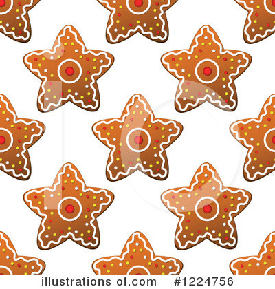 Royalty-Free (RF) Gingerbread Clipart Illustration by Vector Tradition SM - Stock Sample #1224756
