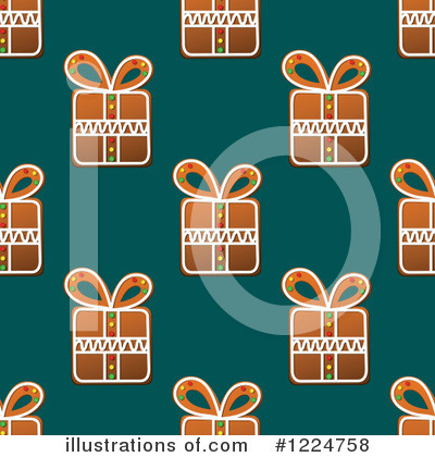 Royalty-Free (RF) Gingerbread Clipart Illustration by Vector Tradition SM - Stock Sample #1224758