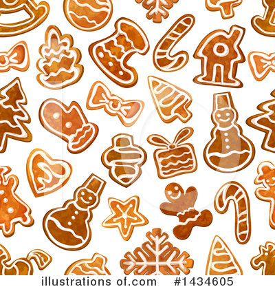 Royalty-Free (RF) Gingerbread Clipart Illustration by Vector Tradition SM - Stock Sample #1434605
