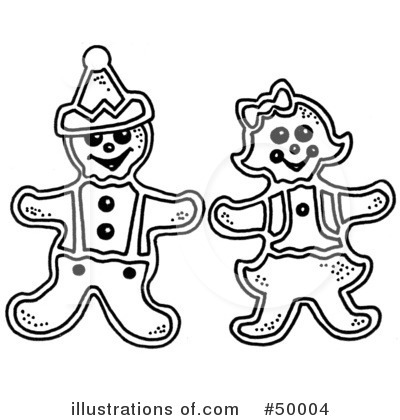 Royalty-Free (RF) Gingerbread Clipart Illustration by LoopyLand - Stock Sample #50004