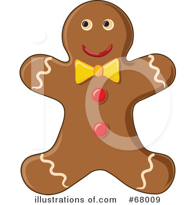 Royalty-Free (RF) Gingerbread Clipart Illustration by Pams Clipart - Stock Sample #68009