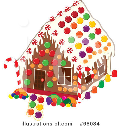 Gingerbread House Clipart #68034 by Pams Clipart