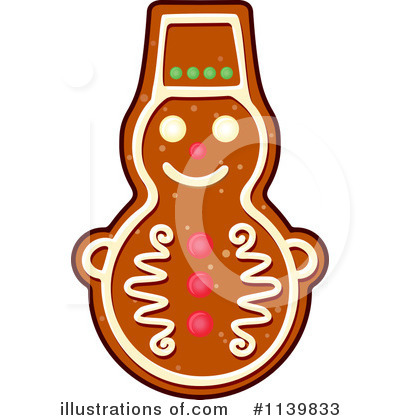 Royalty-Free (RF) Gingerbread Cookie Clipart Illustration by Vector Tradition SM - Stock Sample #1139833