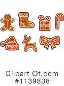 Gingerbread Cookie Clipart #1139838 by Vector Tradition SM