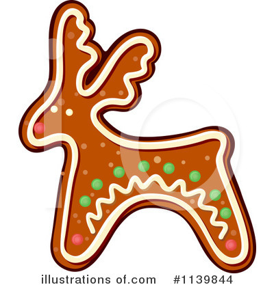 Royalty-Free (RF) Gingerbread Cookie Clipart Illustration by Vector Tradition SM - Stock Sample #1139844