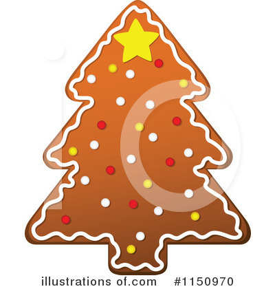 Royalty-Free (RF) Gingerbread Cookie Clipart Illustration by Vector Tradition SM - Stock Sample #1150970
