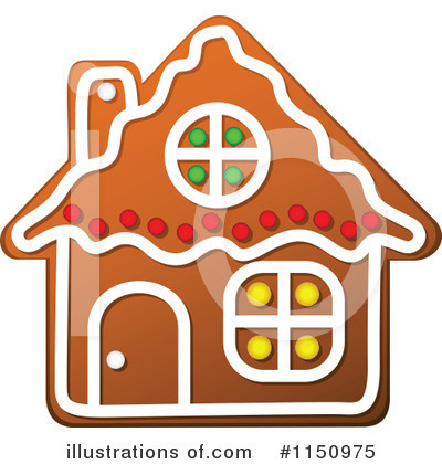 Gingerbread House Clipart #1150975 by Vector Tradition SM
