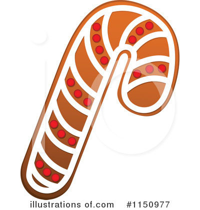 Candy Cane Clipart #1150977 by Vector Tradition SM