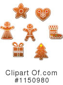 Gingerbread Cookie Clipart #1150980 by Vector Tradition SM