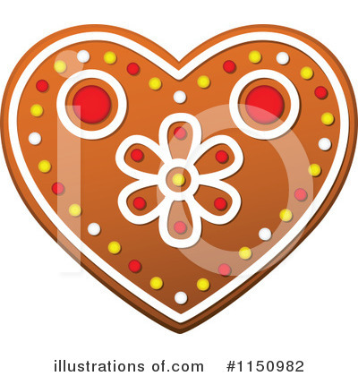 Royalty-Free (RF) Gingerbread Cookie Clipart Illustration by Vector Tradition SM - Stock Sample #1150982