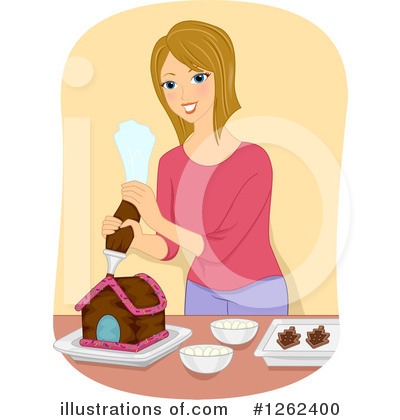 Gingerbread House Clipart #1262400 by BNP Design Studio