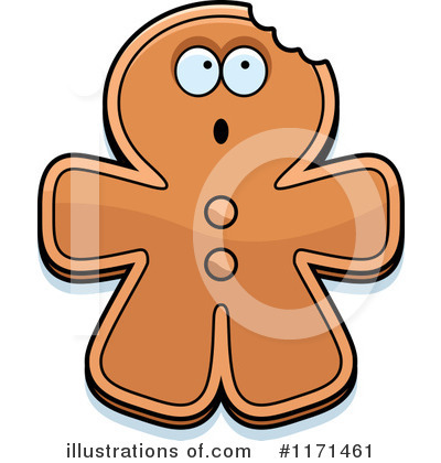 Royalty-Free (RF) Gingerbread Man Clipart Illustration by Cory Thoman - Stock Sample #1171461