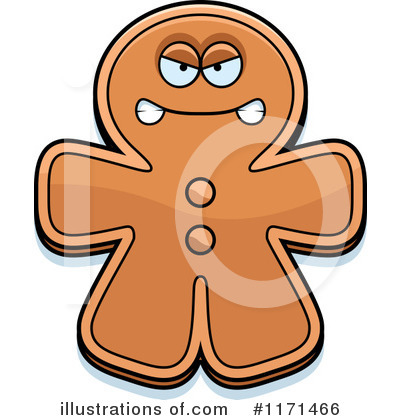 Gingerbread Man Clipart #1171466 by Cory Thoman