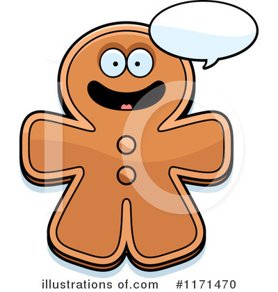 Royalty-Free (RF) Gingerbread Man Clipart Illustration by Cory Thoman - Stock Sample #1171470