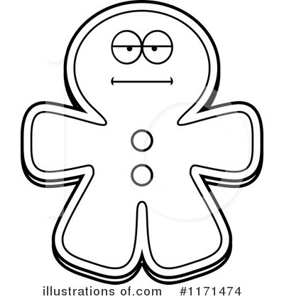 Royalty-Free (RF) Gingerbread Man Clipart Illustration by Cory Thoman - Stock Sample #1171474