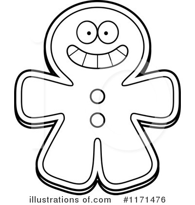 Royalty-Free (RF) Gingerbread Man Clipart Illustration by Cory Thoman - Stock Sample #1171476