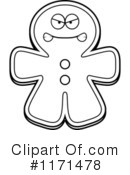Gingerbread Man Clipart #1171478 by Cory Thoman