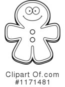 Gingerbread Man Clipart #1171481 by Cory Thoman