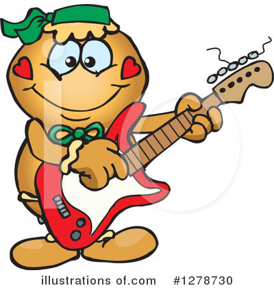 Gingerbread Man Clipart #1278730 by Dennis Holmes Designs