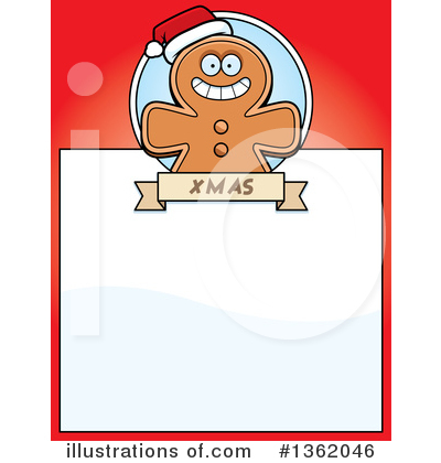 Royalty-Free (RF) Gingerbread Man Clipart Illustration by Cory Thoman - Stock Sample #1362046