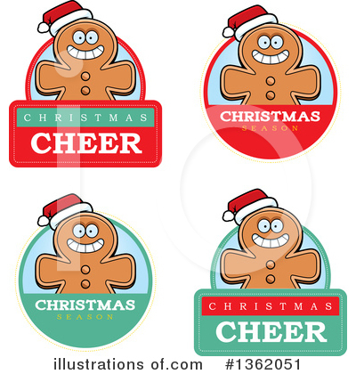 Royalty-Free (RF) Gingerbread Man Clipart Illustration by Cory Thoman - Stock Sample #1362051