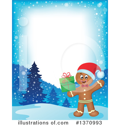 Royalty-Free (RF) Gingerbread Man Clipart Illustration by visekart - Stock Sample #1370993