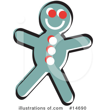 Gingerbread Men Clipart #14690 by Andy Nortnik