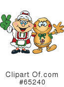 Gingerbread Man Clipart #65240 by Dennis Holmes Designs