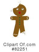 Gingerbread Man Clipart #82251 by Pams Clipart