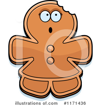 Gingerbread Woman Clipart #1171436 by Cory Thoman