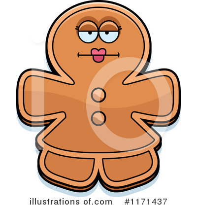 Gingerbread Woman Clipart #1171437 by Cory Thoman