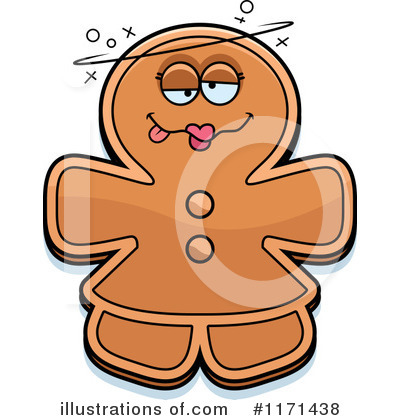 Royalty-Free (RF) Gingerbread Woman Clipart Illustration by Cory Thoman - Stock Sample #1171438