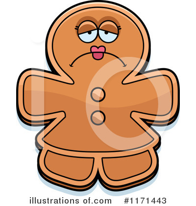 Royalty-Free (RF) Gingerbread Woman Clipart Illustration by Cory Thoman - Stock Sample #1171443