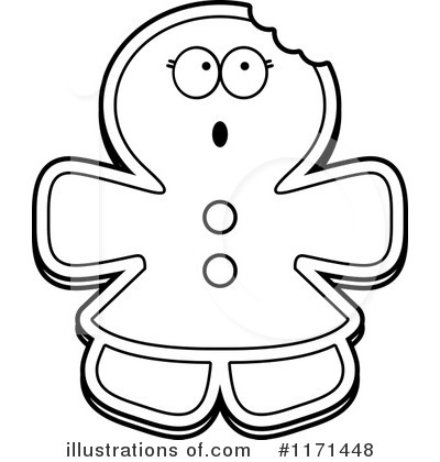 Royalty-Free (RF) Gingerbread Woman Clipart Illustration by Cory Thoman - Stock Sample #1171448