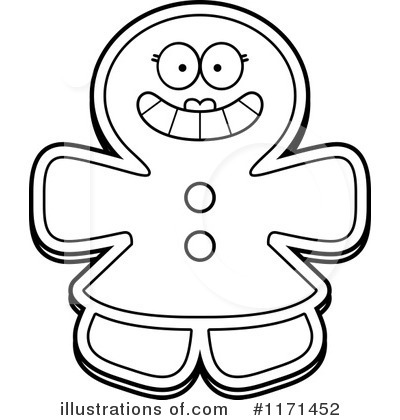 Royalty-Free (RF) Gingerbread Woman Clipart Illustration by Cory Thoman - Stock Sample #1171452