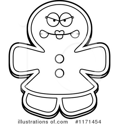 Royalty-Free (RF) Gingerbread Woman Clipart Illustration by Cory Thoman - Stock Sample #1171454