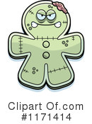 Gingerbread Zombie Clipart #1171414 by Cory Thoman