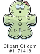 Gingerbread Zombie Clipart #1171418 by Cory Thoman